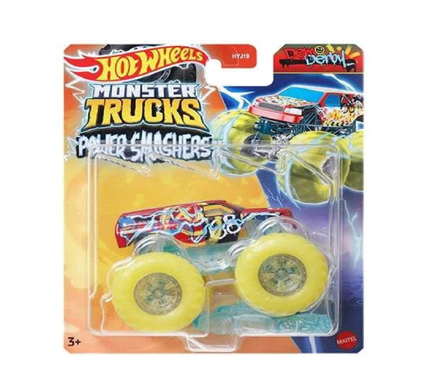 Hot Wheels Monster Trucks Power Smashers – Dem Derloy 1:64 Scale