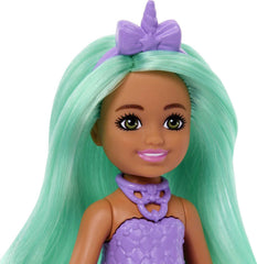 Barbie Dreamtopia Chelsea Unicorn Doll | Green Hair & Tail