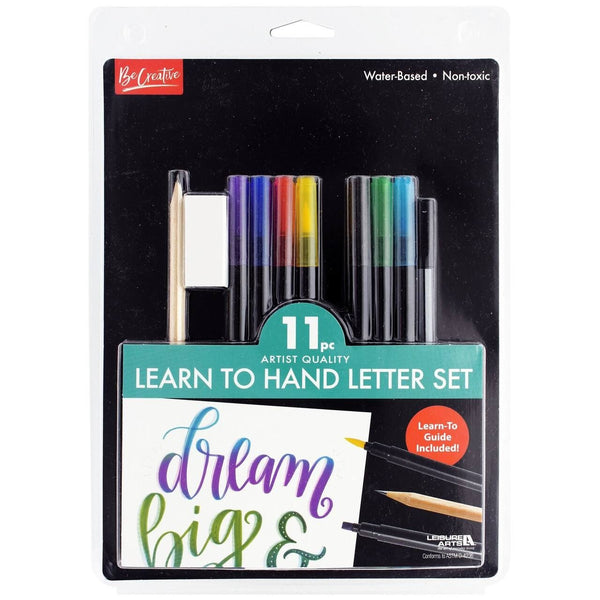 Leisure Arts Learn To Hand Letter Set – Beginner Calligraphy Kit