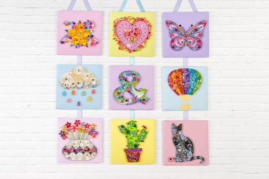 Make It Real Quilling Creations – DIY Paper Art Kit, Ages 8+