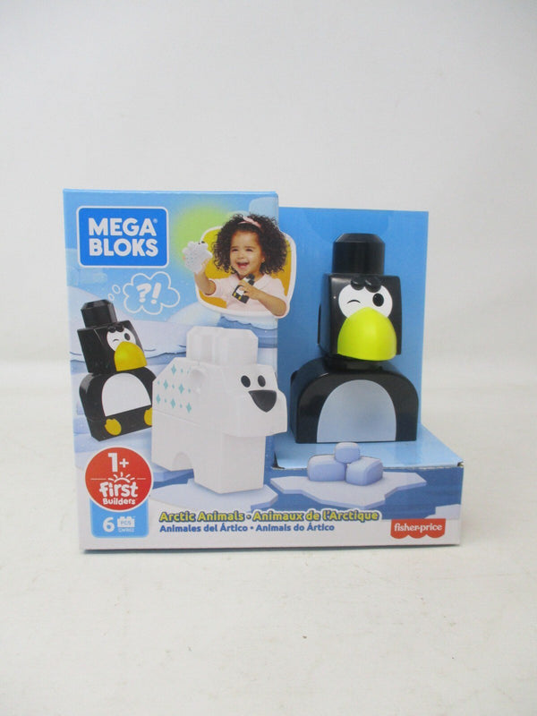 Mega Bloks First Builders Arctic Animals 6-Piece Block Set for Toddlers