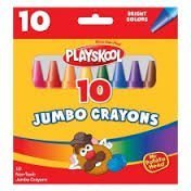 Playskool Jumbo Crayons – Non-Toxic 10-Count Set
