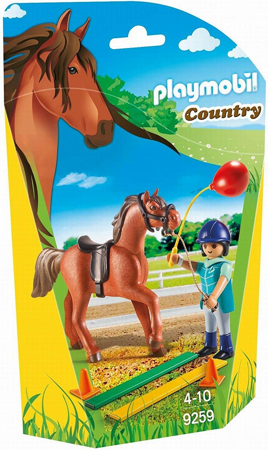 PLAYMOBIL Horse Therapist Playset 9259 – Figure & Horse