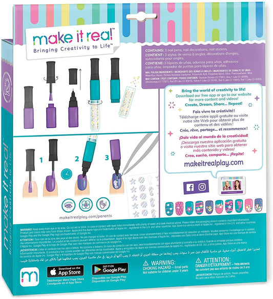 Make It Real Paint & Sparkle Mermaid Nail Art Kit