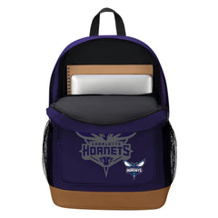 Charlotte Hornets NBA Licensed Playmaker Backpack 18" Purple