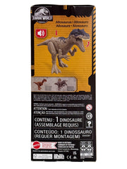 Mattel Jurassic World Sound Surge Allosaurus Dinosaur Figure