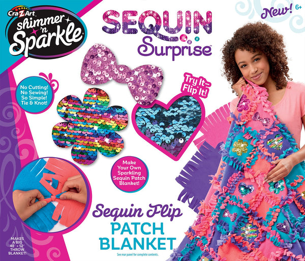Cra-Z-Art Sequin Surprise Make Your Own Sequin Blanket Kit
