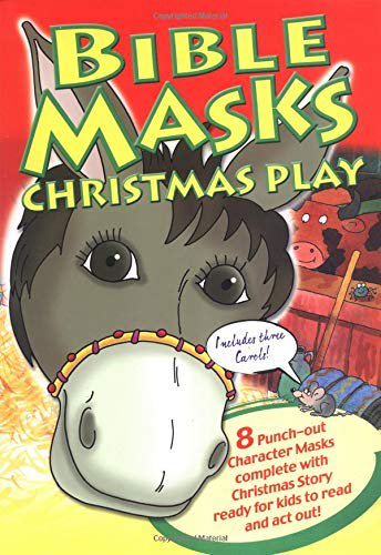 Bible Masks Christmas Play Book – Nativity Story Activity Set