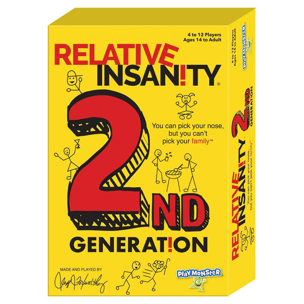 PlayMonster Relative Insanity 2nd Generation Party Card Game