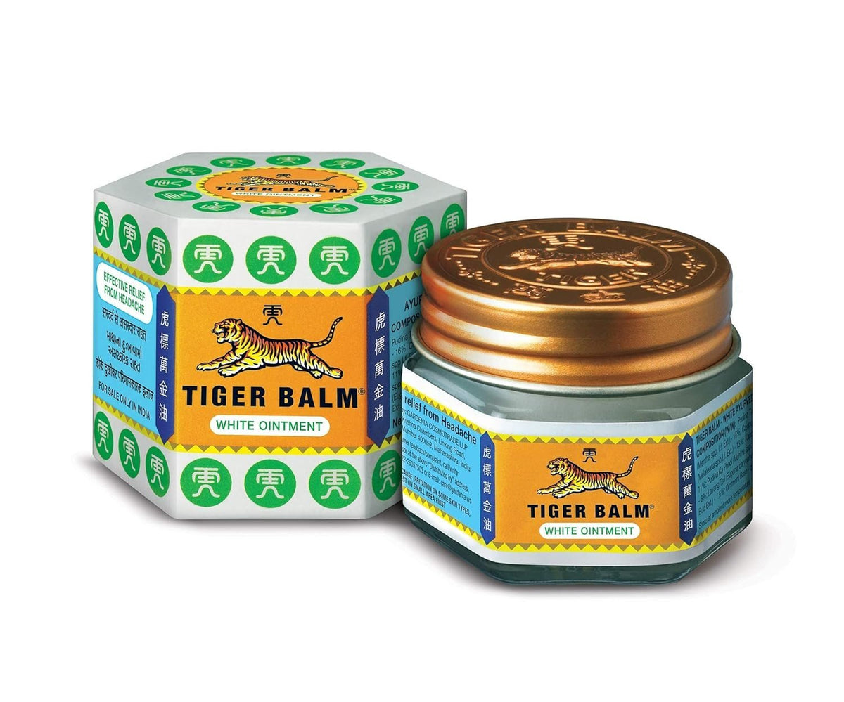 Tiger Balm White Ointment | Headache & Pain Relief Balm 21ml