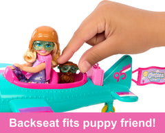 Barbie Chelsea Pilot Doll & Plane Playset with Puppy