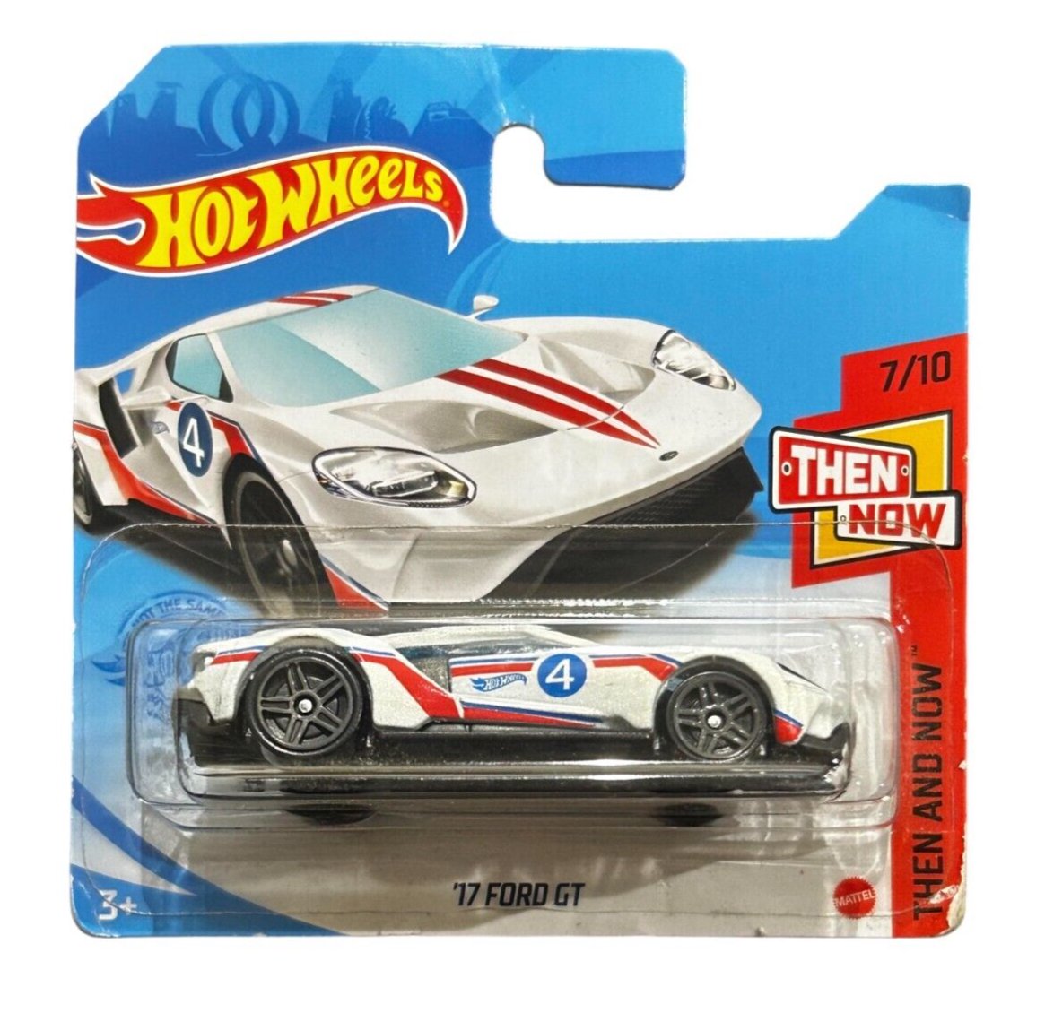 Hot Wheels '17 Ford GT Then & Now Die-Cast 1:64