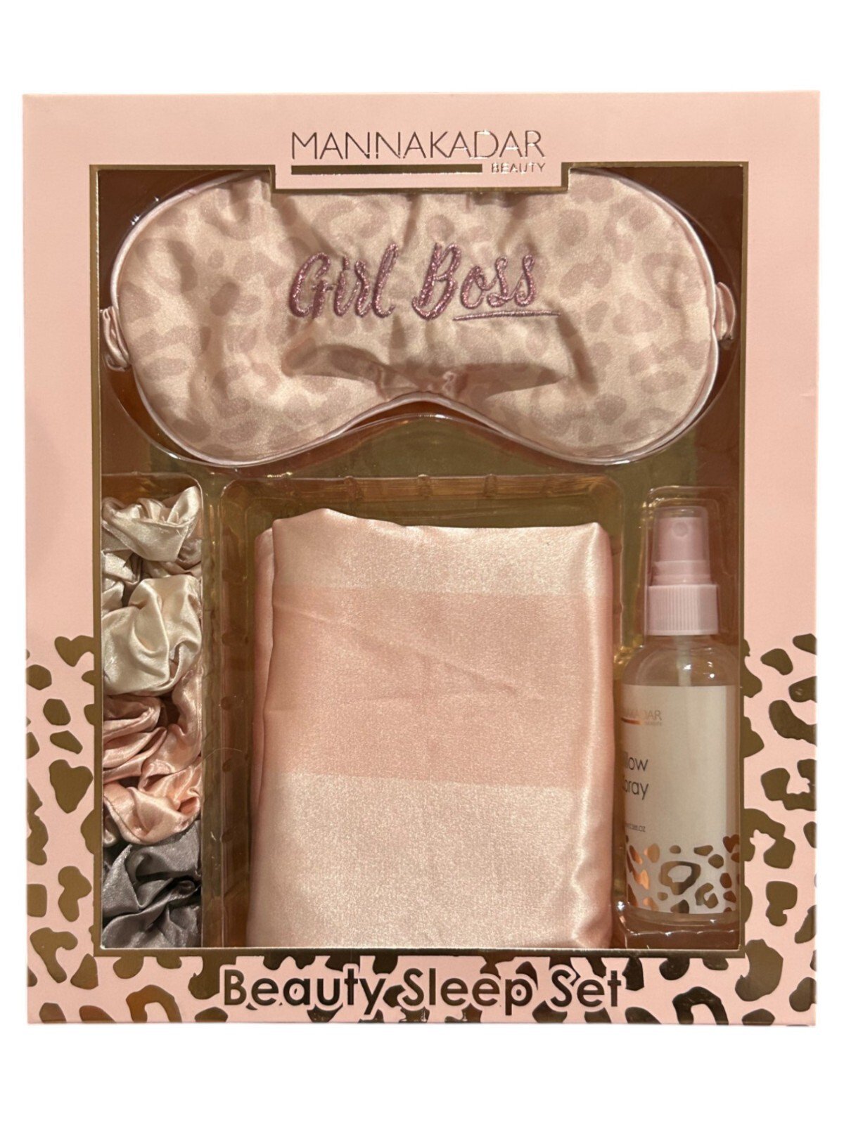 Manna Kadar Beauty Girl Boss Beauty Sleep Set | 5-Piece Overnight Kit