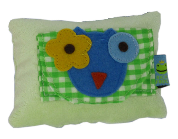 Rich Frog Owl Tooth Fairy Pillow with Hidden Pocket