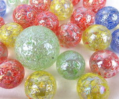 Muai Toys Sparkle Marbles – 40-Pack Classic Play Set