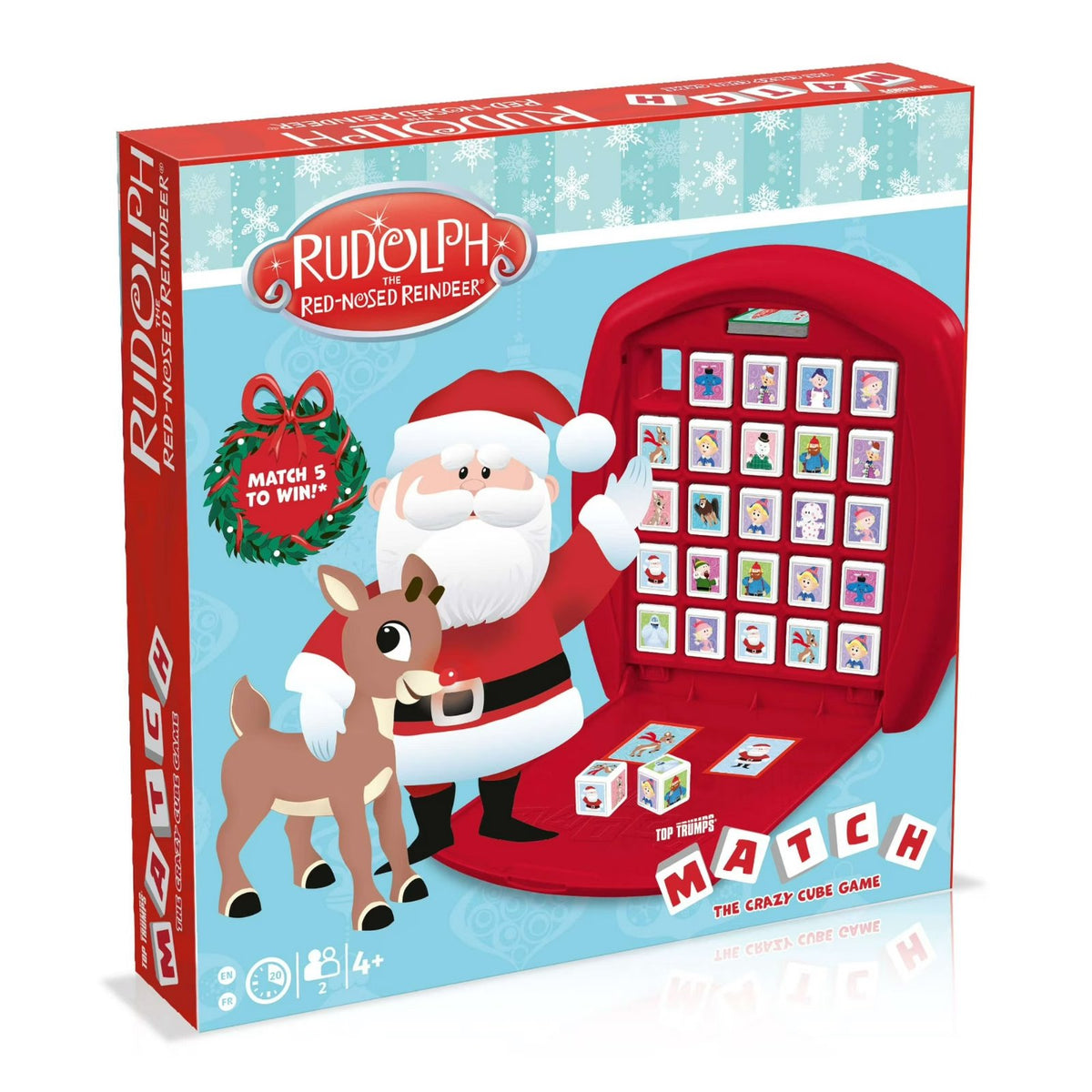 Top Trumps Match – Rudolph the Red-Nosed Reindeer Cube Game