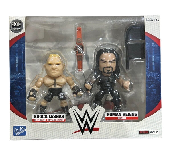 The Loyal Subjects WWE Brock Lesnar vs. Roman Reigns Action Vinyl