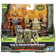 Hasbro Transformers Rise of the Beasts Scourge Combiner 2-Pack