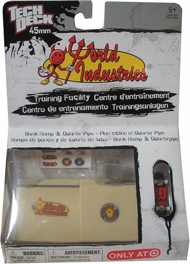 Tech Deck World Industries Training Facility – Bank Ramp & Quarter Pipe