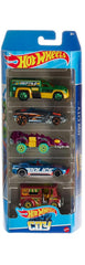 Hot Wheels 2024 HW City 5-Pack Die-Cast Cars by Mattel