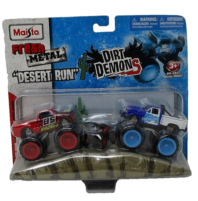 Maisto Fresh Metal Dirt Demons Desert Run 3-Vehicle Set