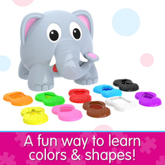The Learning Journey Shapes Elephant | Color & Shape Learning Toy