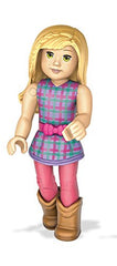 Mega Construx American Girl Pretty Plaid Outfit Mini Figure