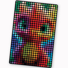 Make It Real Glow Dragon Stamp To Reveal DIY Dot Art Poster