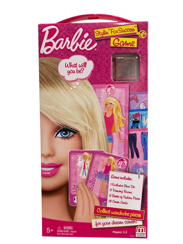 Mattel Barbie Stylin for Success Career & Fashion Board Game