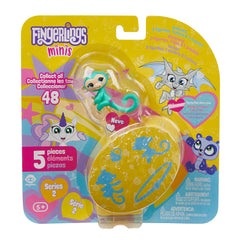 WowWee Fingerlings Minis Series 2 – 3 Figures + Bracelet & Charm Set