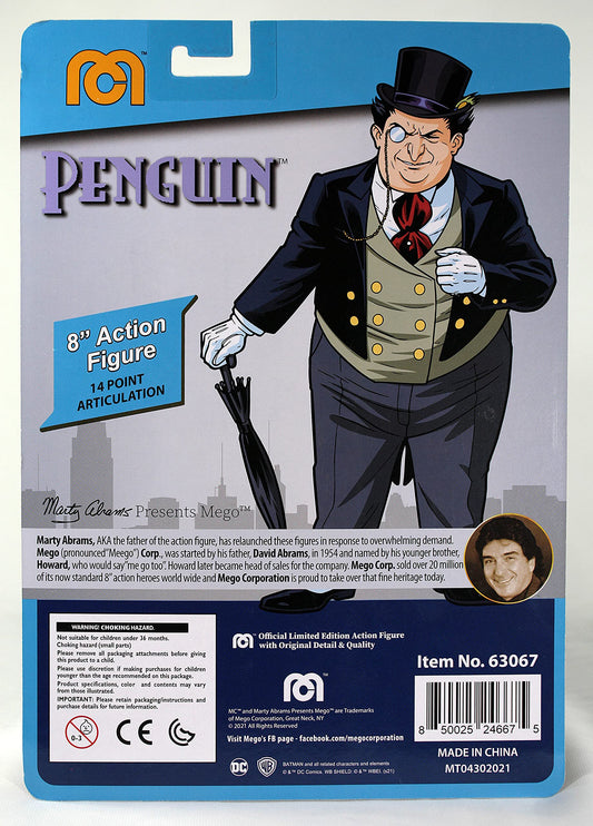 Mego DC Comics Penguin 8" Action Figure Multicolor