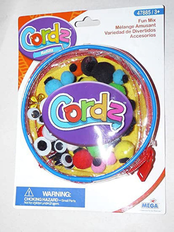 Cordz Fun Mix Refillz – Colorful Cord Refill Pack for Bracelet Making