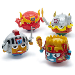 Battle Ballz Collectors Pack – 4 Warriors Action Rolling Figures