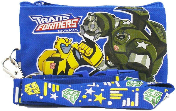 Transformers Blue Lanyard with Detachable Coin Purse