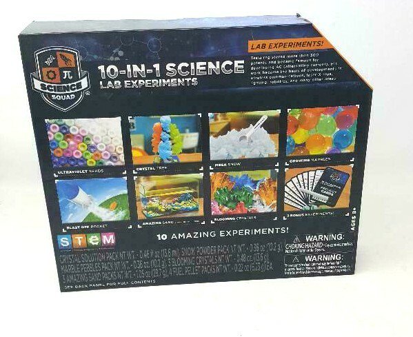 Science Squad 10-in-1 Science Lab Experiments Kit