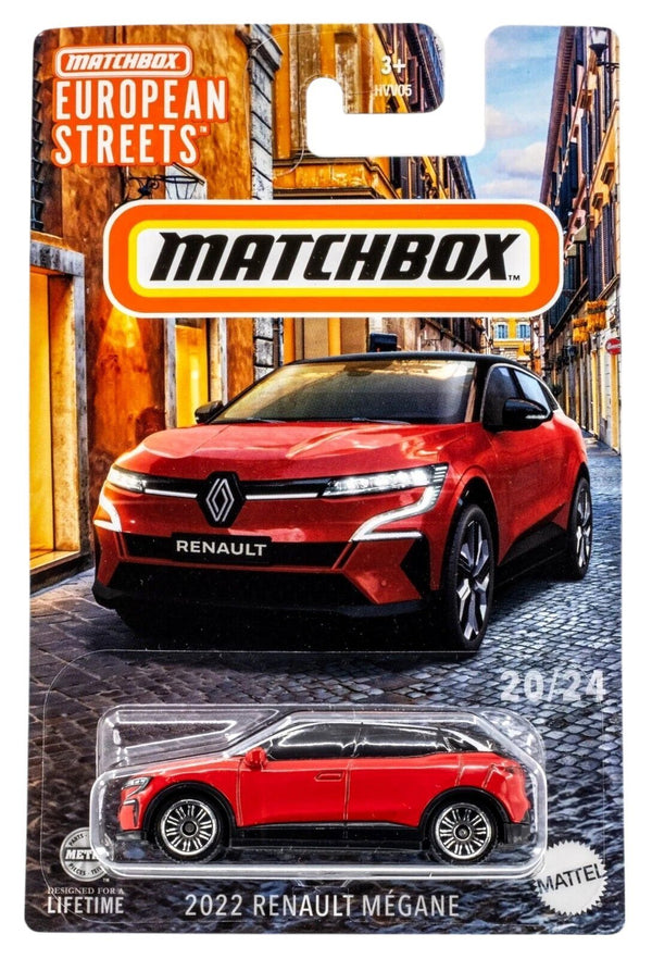 Matchbox 2022 Renault Megane Die-Cast Car — European Streets Series
