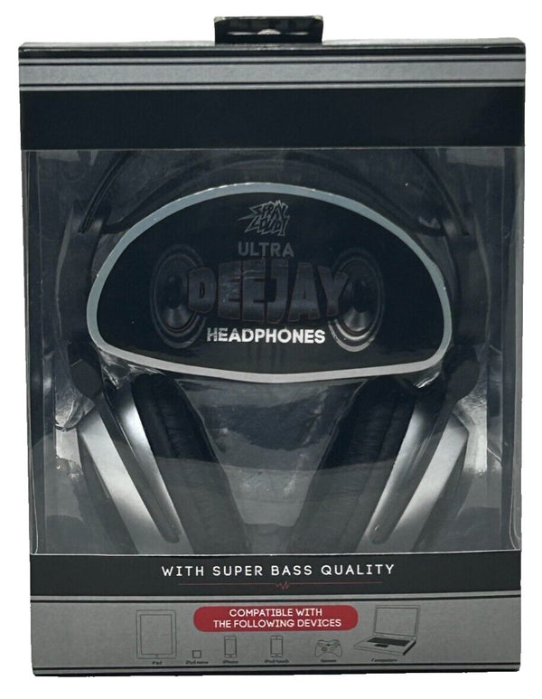 Spray Loud Ultra DeeJay Headphones – Gray & Black DJ Style