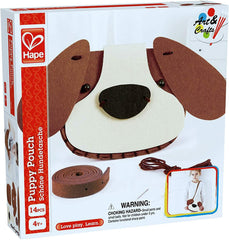 Hape Puppy Pouch DIY Felt Craft Kit for Kids