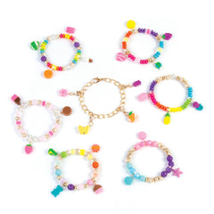 Make It Real Clay Charm DIY Jewelry Kit – 30+ No-Bake Charms