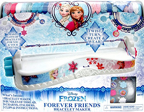 Disney Frozen Friendship Bracelet Maker Kit with Charms & Thread