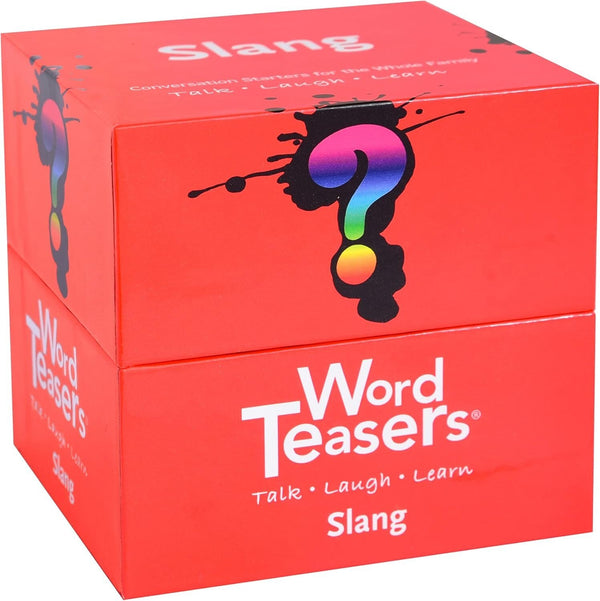 Word Teasers Slang Trivia Card Game – 150 Questions