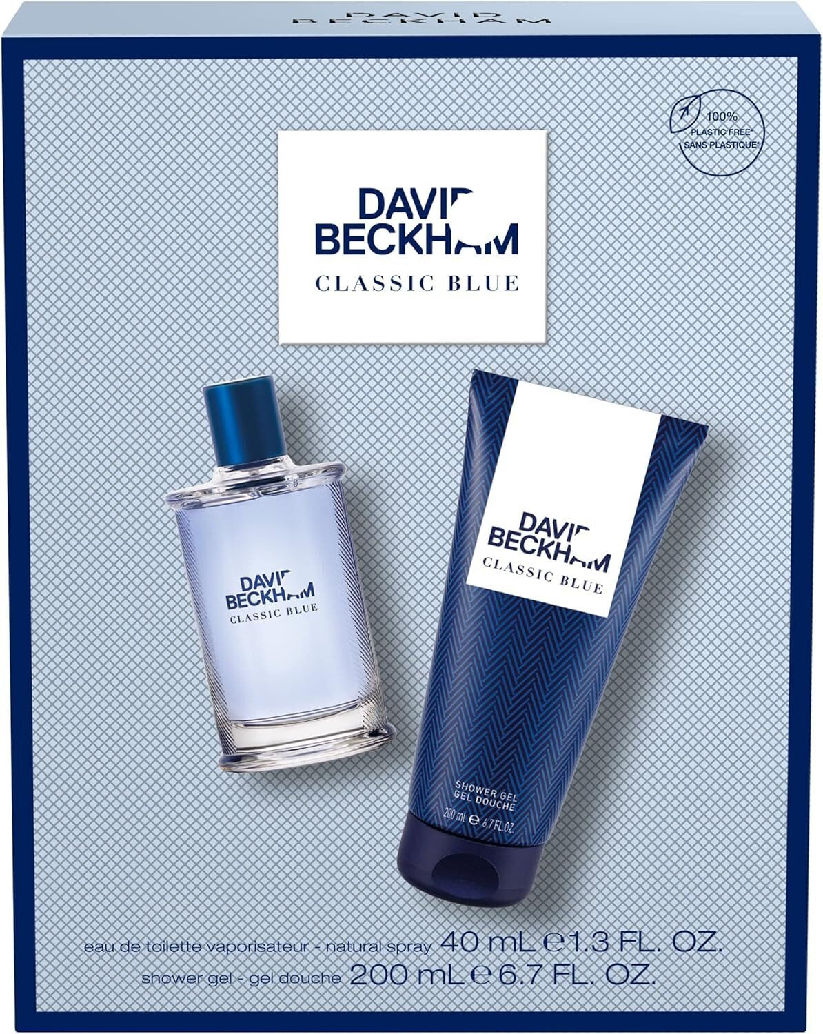 David Beckham Classic Blue Gift Set – Eau de Toilette & Shower Gel