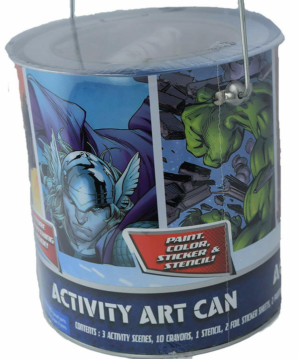 Marvel Avengers Activity Craft Art Can | All-in-One Creative Kit