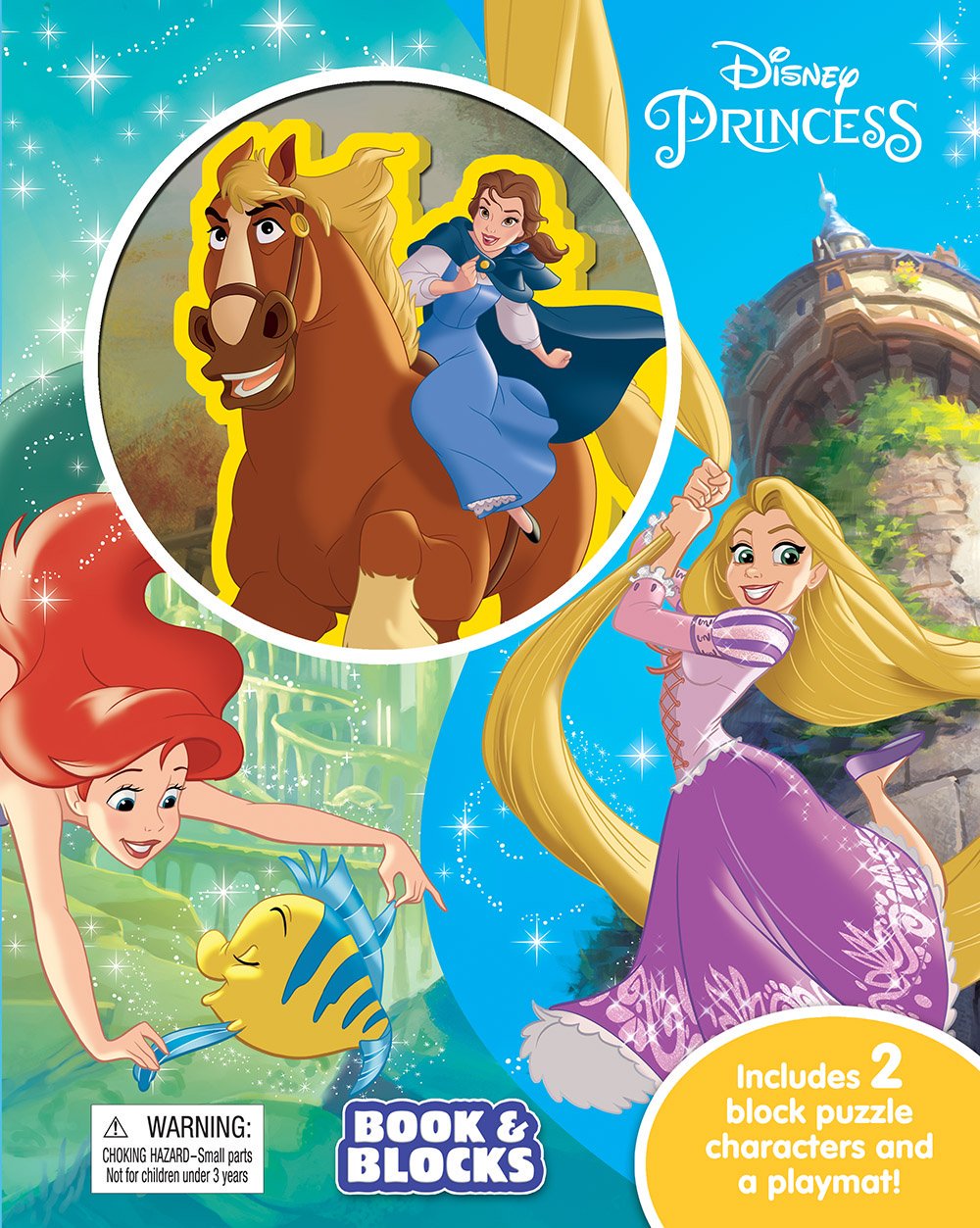 Disney Princess Book & Blocks Set for Toddlers