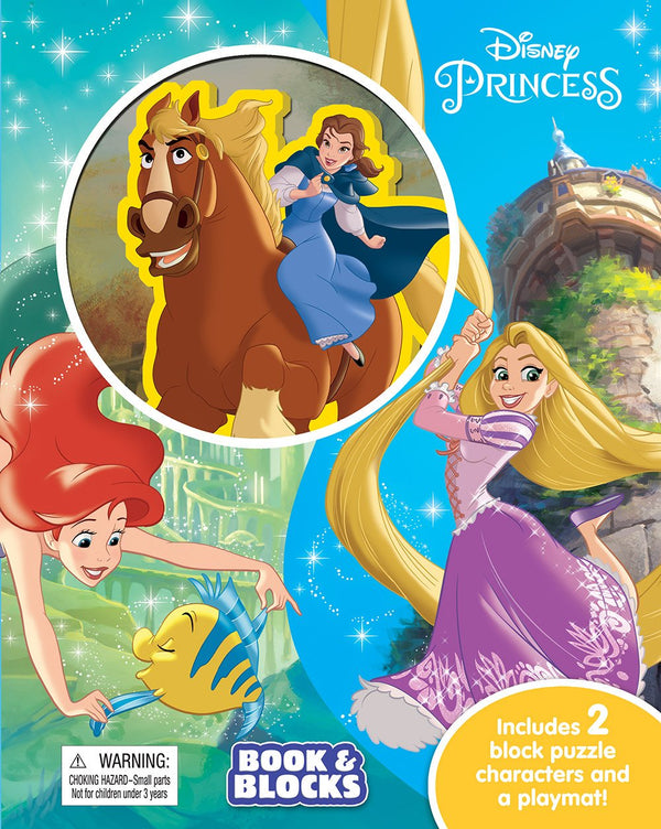 Disney Princess Book & Blocks Set for Toddlers