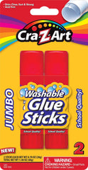 Cra-Z-Art Washable Jumbo Glue Sticks – 2 Count