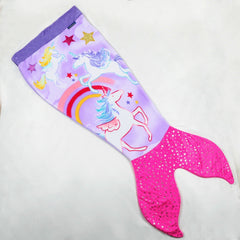 Your Zone Unicorn Blankie Tail – Kids Wearable Blanket