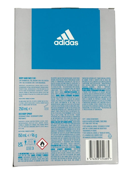 Adidas Ice Dive Shower Gel & Body Spray 2-Piece Set