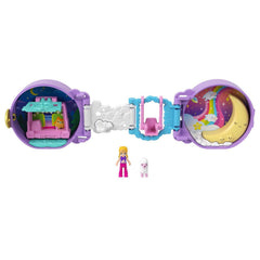 Mattel Polly Pocket Pajama Party Sleepy Pets Compact Playset