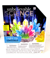 Unbelievable Science Light Up Crystals Growing Kit